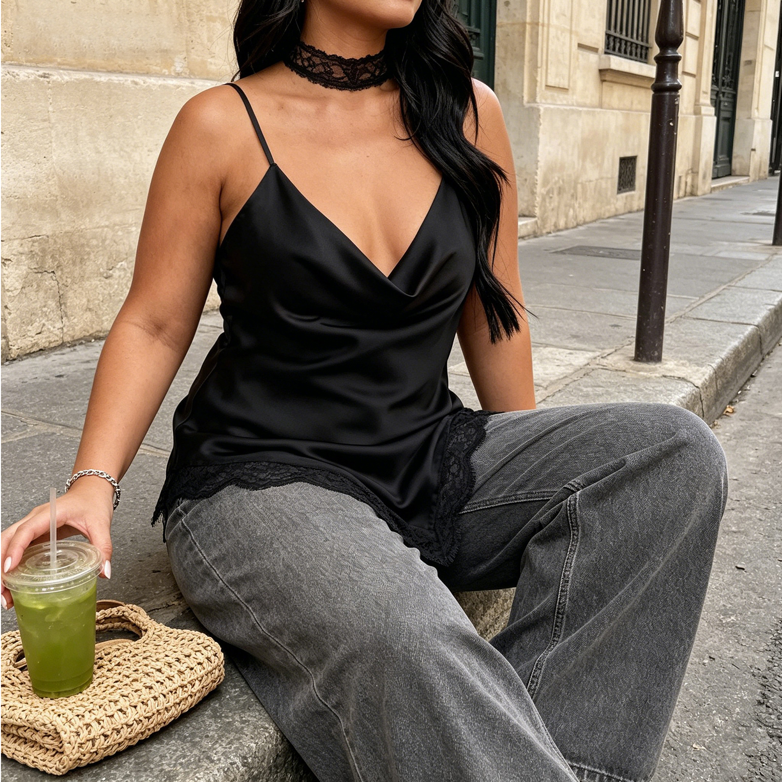 V Neck Cami Top - 2026 섹시 여성 플러스 사이즈 캐미탑