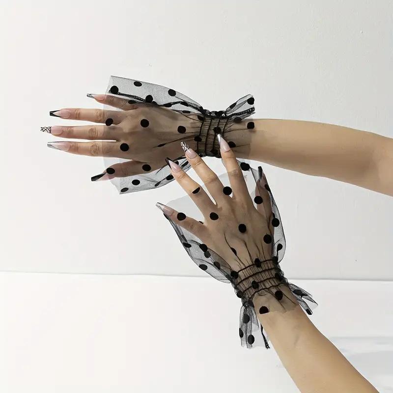 Women'S Fashion Gloves - 1쌍의 네일 팁 디스플레이 슬리브 패션