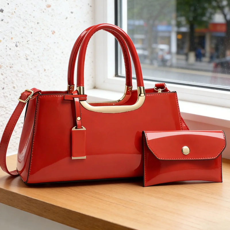 Crossbody Bag Women - 여성용 핸드백 세트, 가벼운 고급 PU