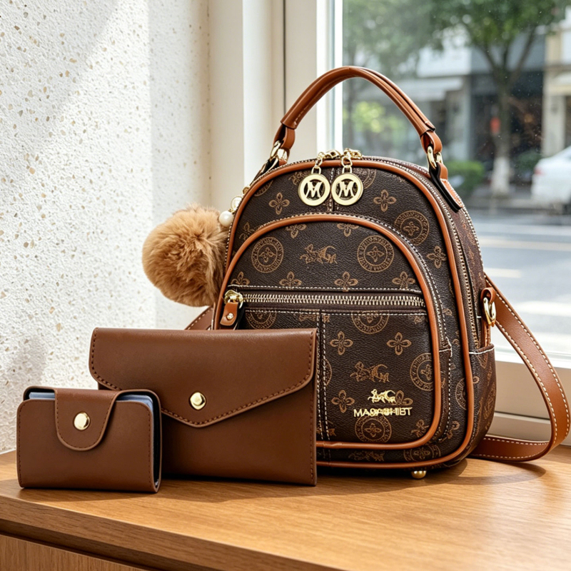 Crossbody Bag Women - 3종 여성 가방 세트, 가볍고 고급스러운