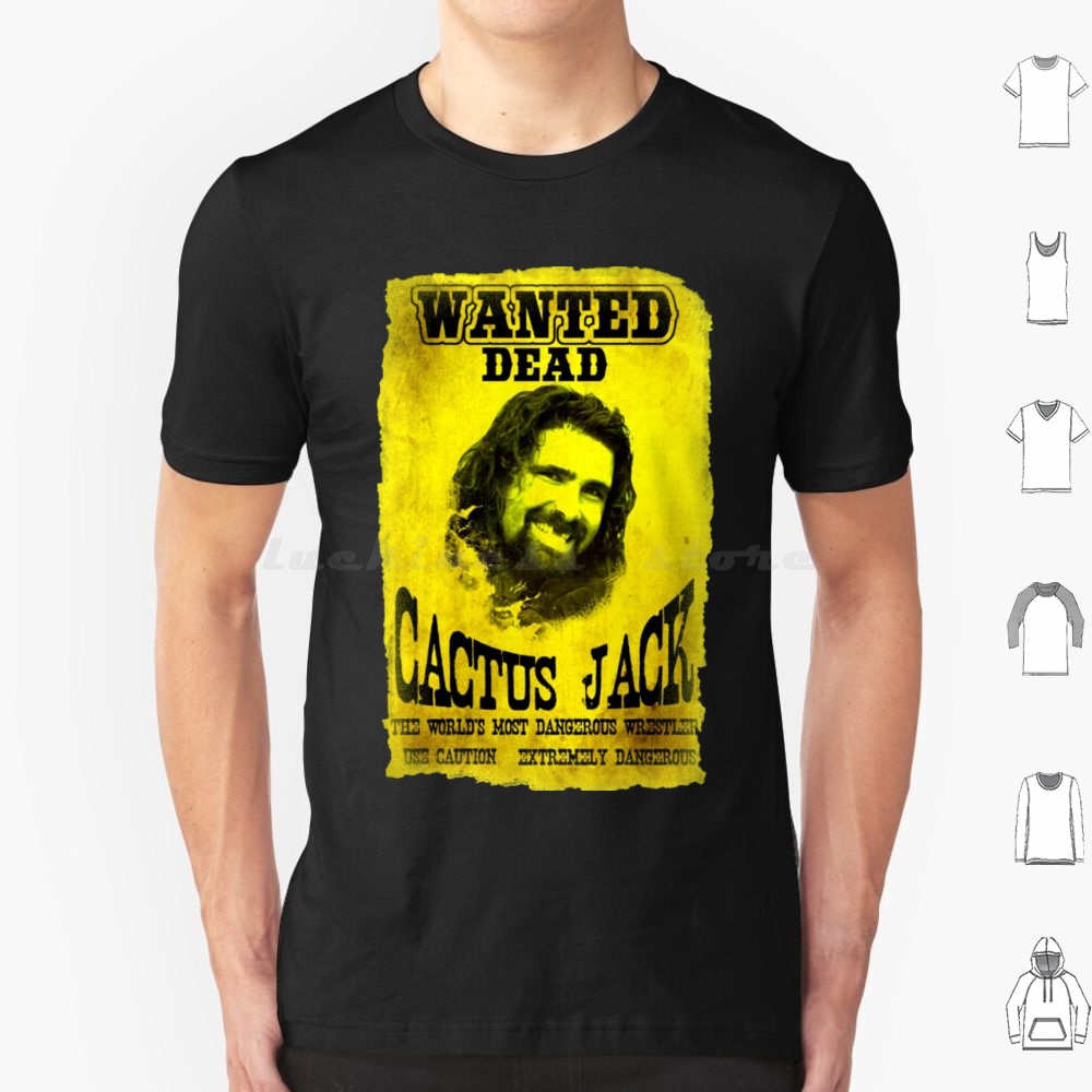 Women Fashion Icon - Cactus Jack Wanted 아이콘 티셔츠 코튼