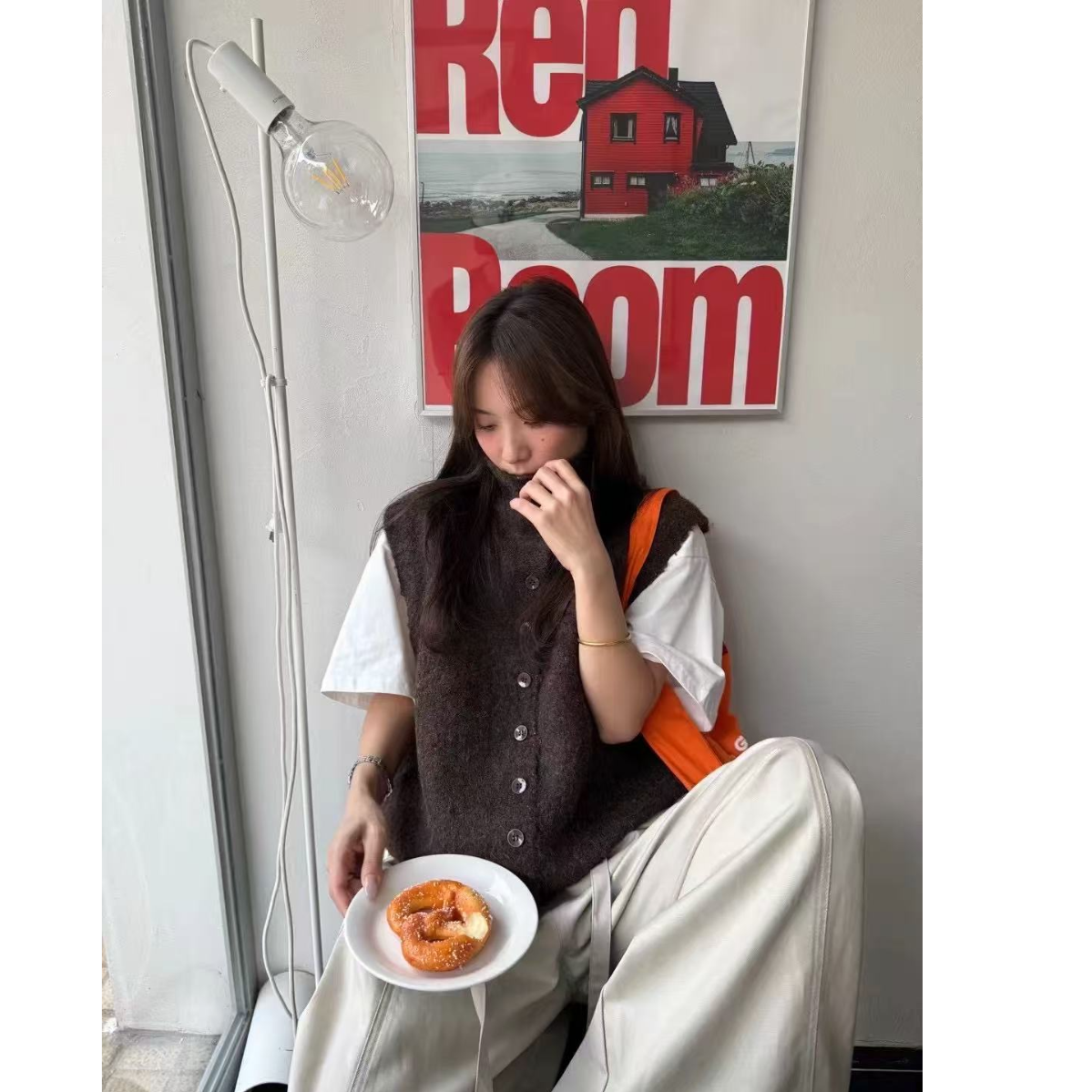 Women'S Fashion Utility Vest - 조끼 얇은 여성용 조끼 레이스 가을