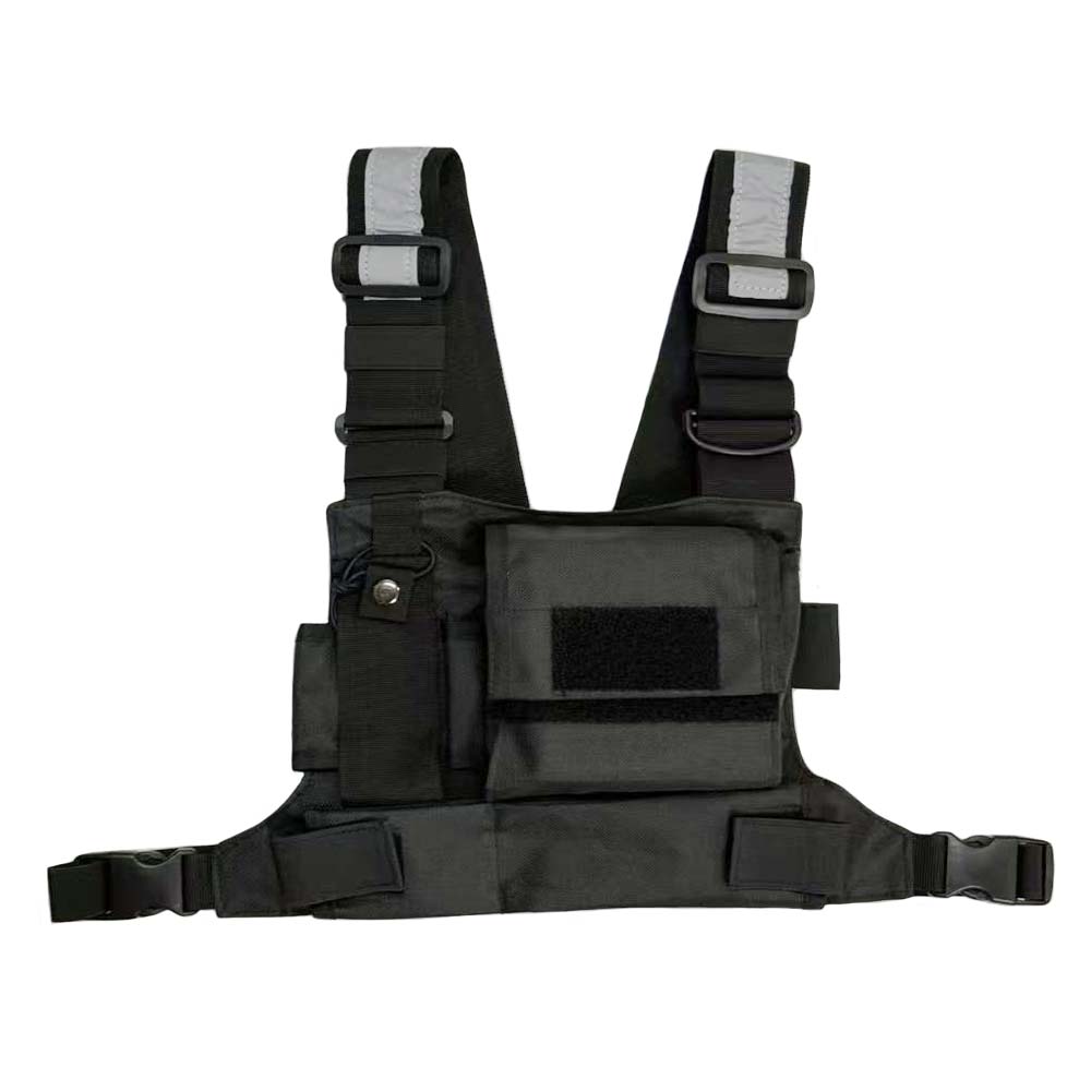 Women'S Fashion Utility Vest - 남녀공용 아웃도어 다기능 체스트 백, 스트리트웨어