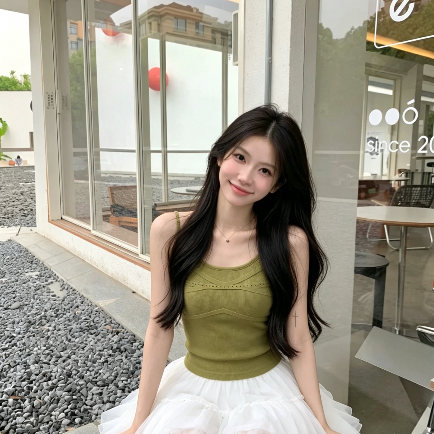 V Neck Cami Top - 여름 신상 스파이시 걸 조절 가능한