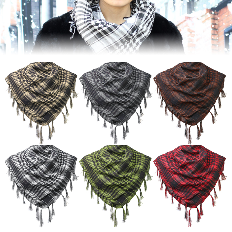 Women'S Fashion Gloves - Houndstooth 스카프 격자 무늬 Hijab Bandana