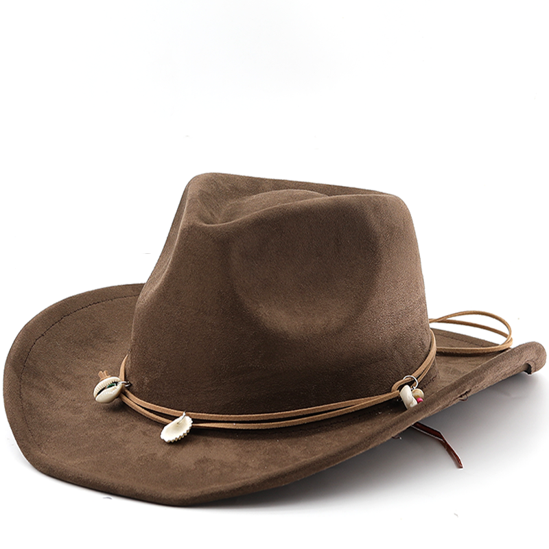 Women'S Fashion Wild West - 남녀공용 스웨이드 패션 카우보이 모자, 실용적인
