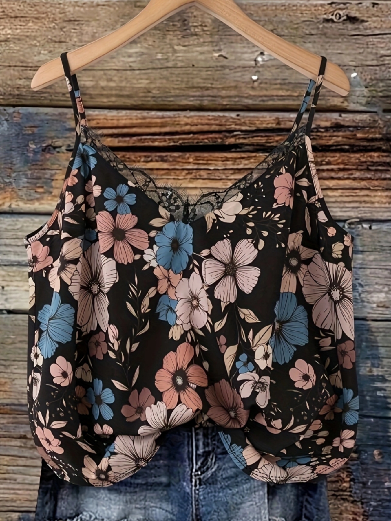 V Neck Cami Top - 여름 패션 신상 플러스 사이즈 여성