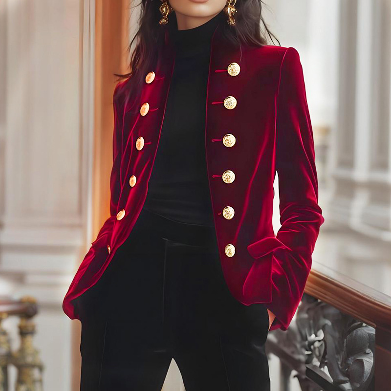 Velvet Blazer Women - 2025 가을 겨울 신상 여성 패션