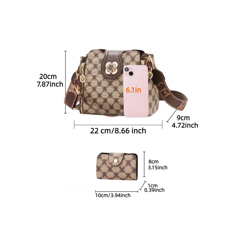 빈티지 레터 프린트 숄더백, 패셔너블하고 다용도로 활용 - Crossbody Bag Women 리뷰 및 가격