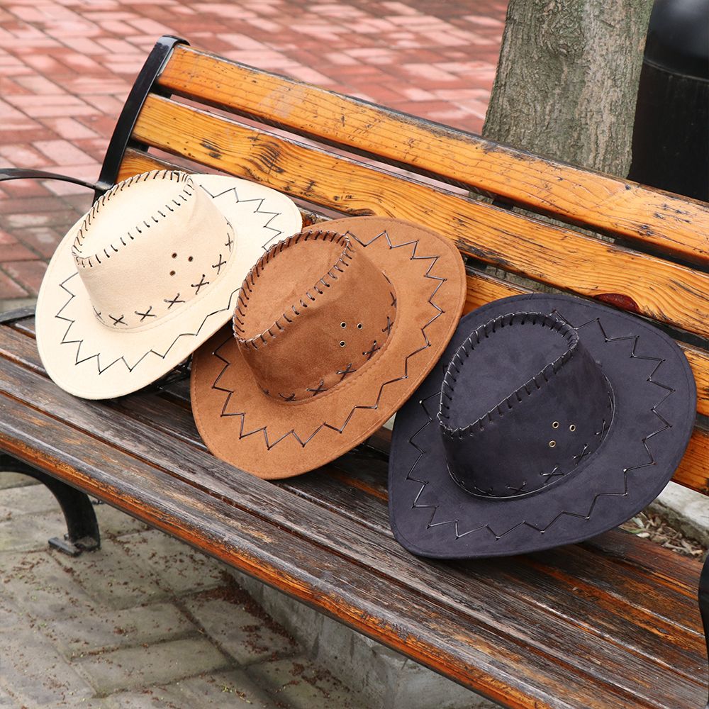 남녀공용 스웨이드 패션 카우보이 모자, 실용적인 와일드 - Women'S Fashion Wild West 리뷰 및 가격