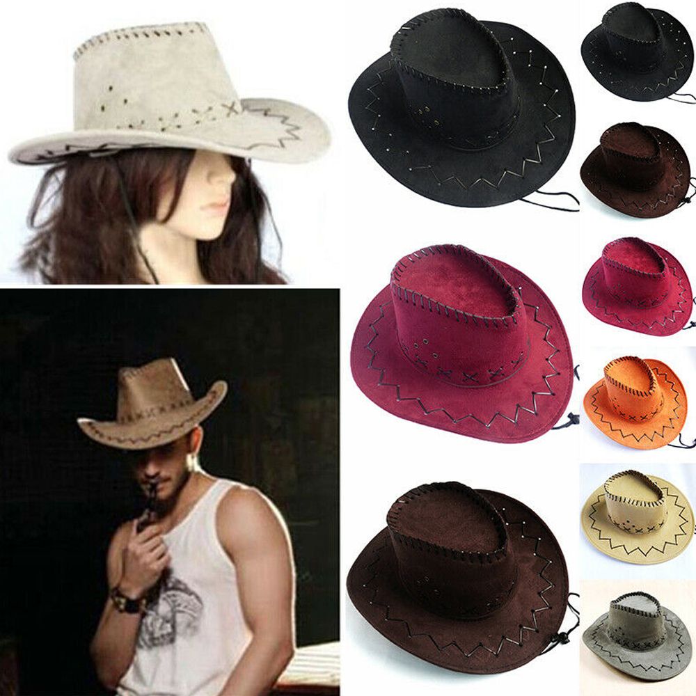 남녀공용 스웨이드 패션 카우보이 모자, 실용적인 와일드 - Women'S Fashion Wild West 리뷰 및 가격