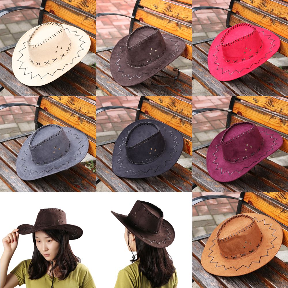 남녀공용 스웨이드 패션 카우보이 모자, 실용적인 와일드 - Women'S Fashion Wild West 리뷰 및 가격