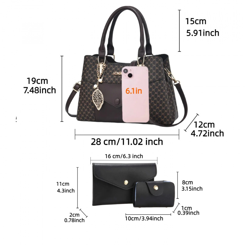 고급스러운 질감의 대용량 통근용 토트백, 컬러 블록 디 - Crossbody Bag Women 리뷰 및 가격