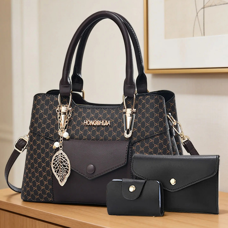 고급스러운 질감의 대용량 통근용 토트백, 컬러 블록 디 - Crossbody Bag Women 리뷰 및 가격