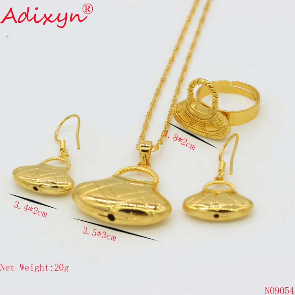 Adixyn 가방 모양 PNG 목걸이 펜던트 귀걸이 반 - Women Fashion Png 리뷰 및 가격