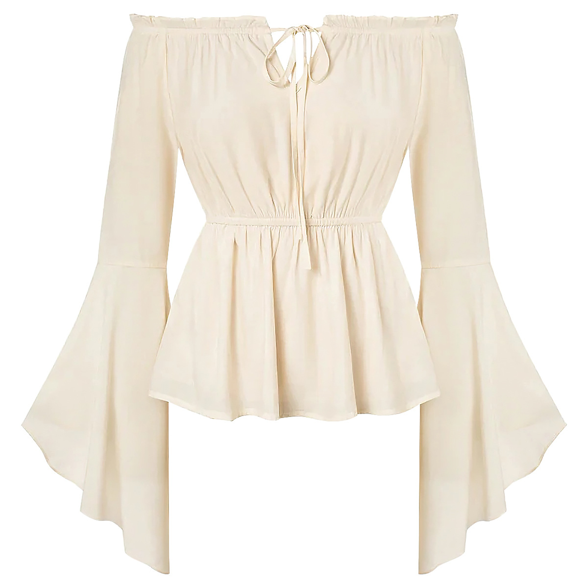 오프숄더 중세풍 의상 블라우스 여성 르네상스 플레어 슬 - Off Shoulder Top 리뷰 및 가격