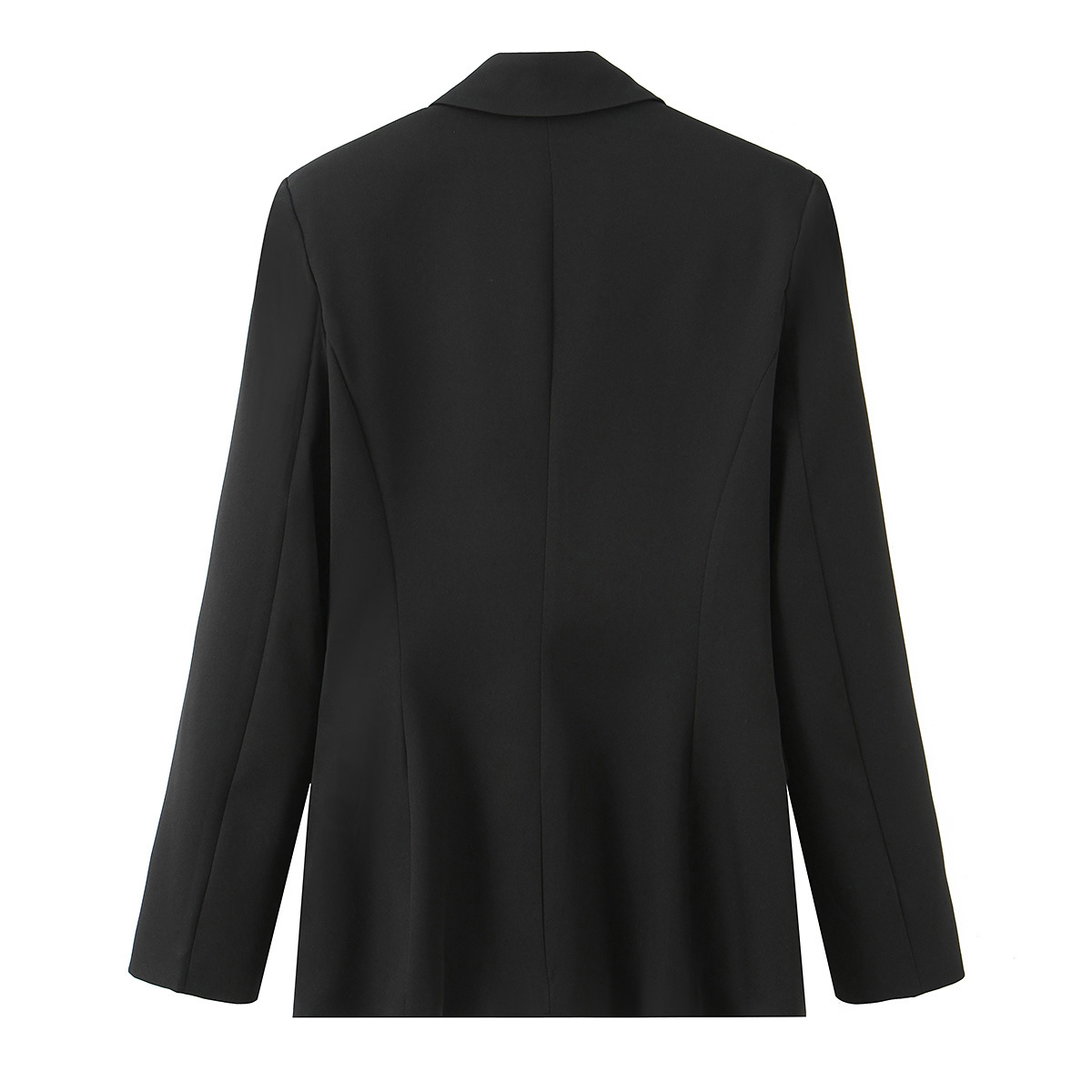 클래식한 블랙 허리 조절형 수트 재킷, 라펠과 싱글 버 - Velvet Blazer Women 리뷰 및 가격