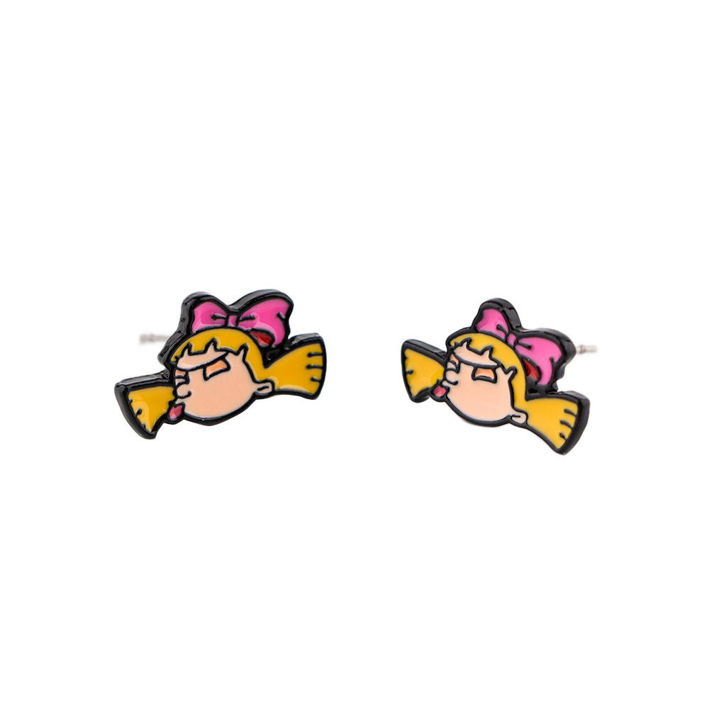 DZ2320 애니메이션 아이콘 한국 스터드 귀걸이 여성 - Women Fashion Icon 리뷰 및 가격