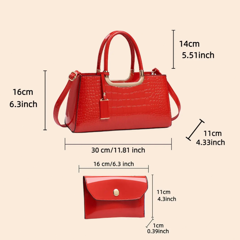 여성용 핸드백 세트, 가벼운 고급 PU 소재 크로스바디 - Crossbody Bag Women 리뷰 및 가격