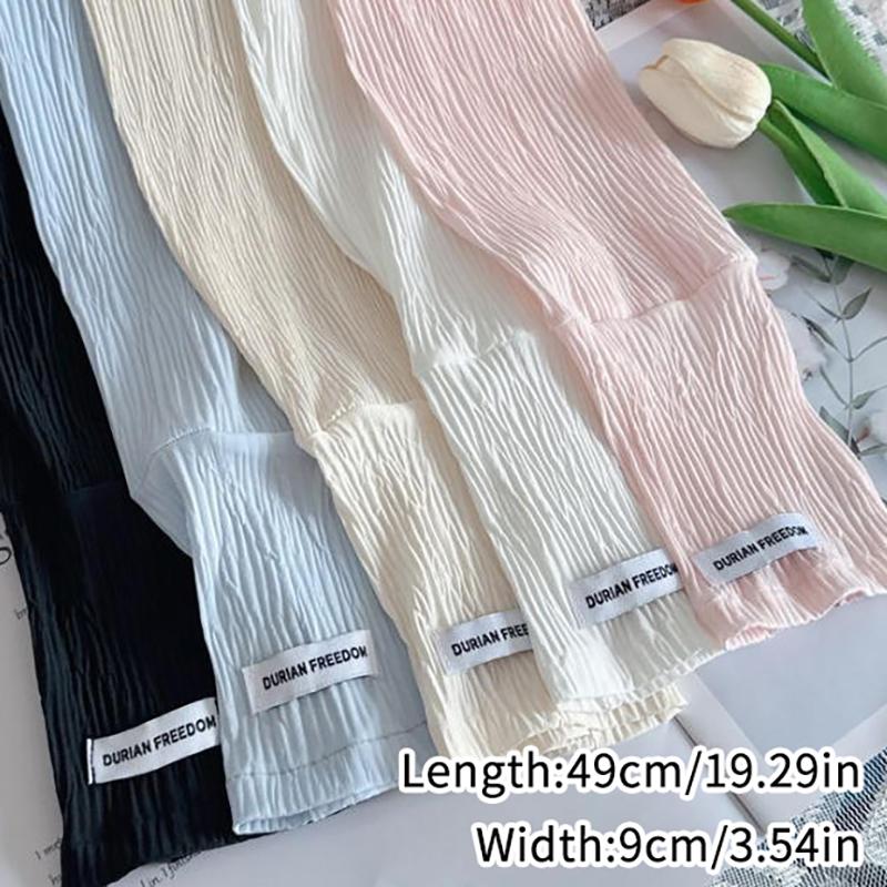 유행하는 여성용 여름용 얇은 아이스 실크 긴팔 팔토시, - Women'S Fashion Gloves 리뷰 및 가격