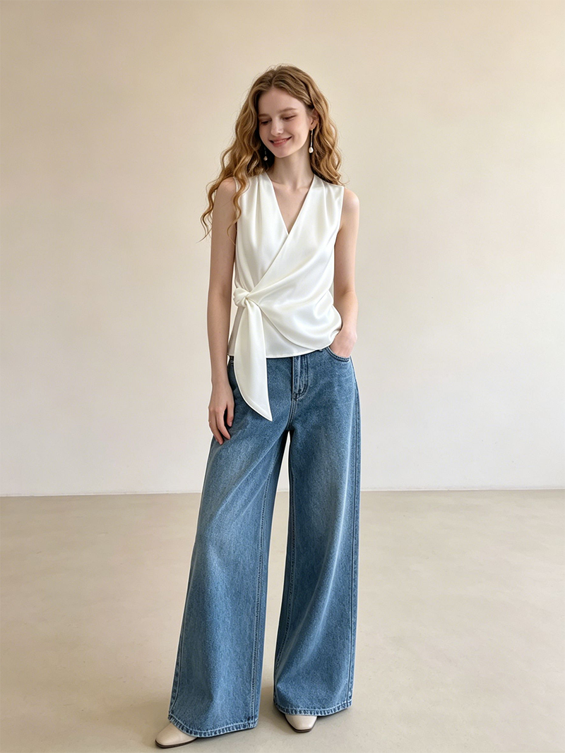 블랙 V넥 레이스 패치워크 캐미탑 여성 크로스 디자인  - V Neck Cami Top 리뷰 및 가격