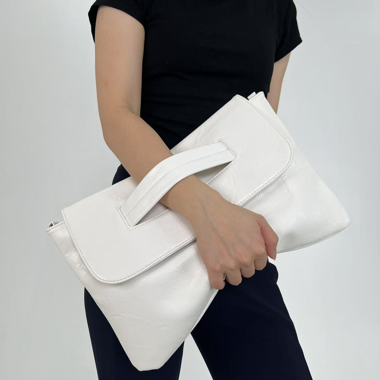숙녀 패션 비즈니스 대용량 장갑 가방 부드러운 가죽 문 - Women'S Fashion Gloves 리뷰 및 가격