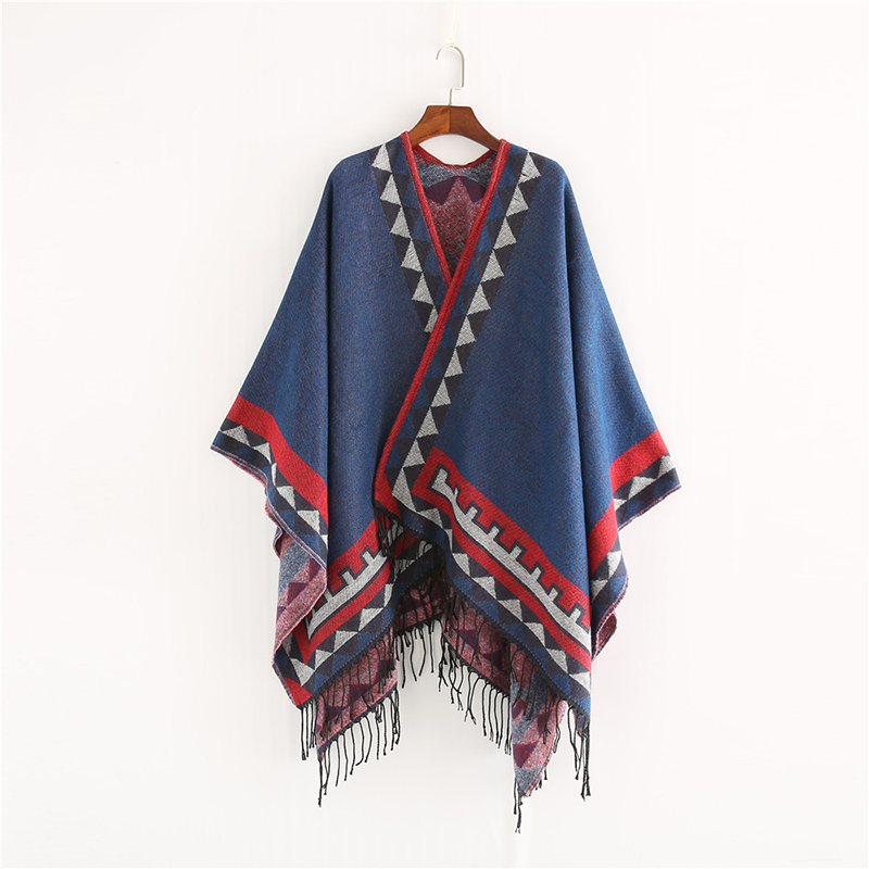 인도 스타일 패션 기하학 술 파시미나 판초와 케이프 코 - Women'S Fashion Poncho 리뷰 및 가격