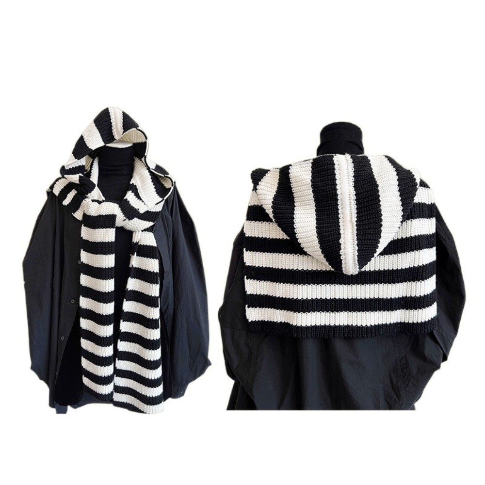 스카프 오버사이즈 니트 케이프 숄 따뜻한 니트 후드 숄 - Women'S Fashion Poncho 리뷰 및 가격