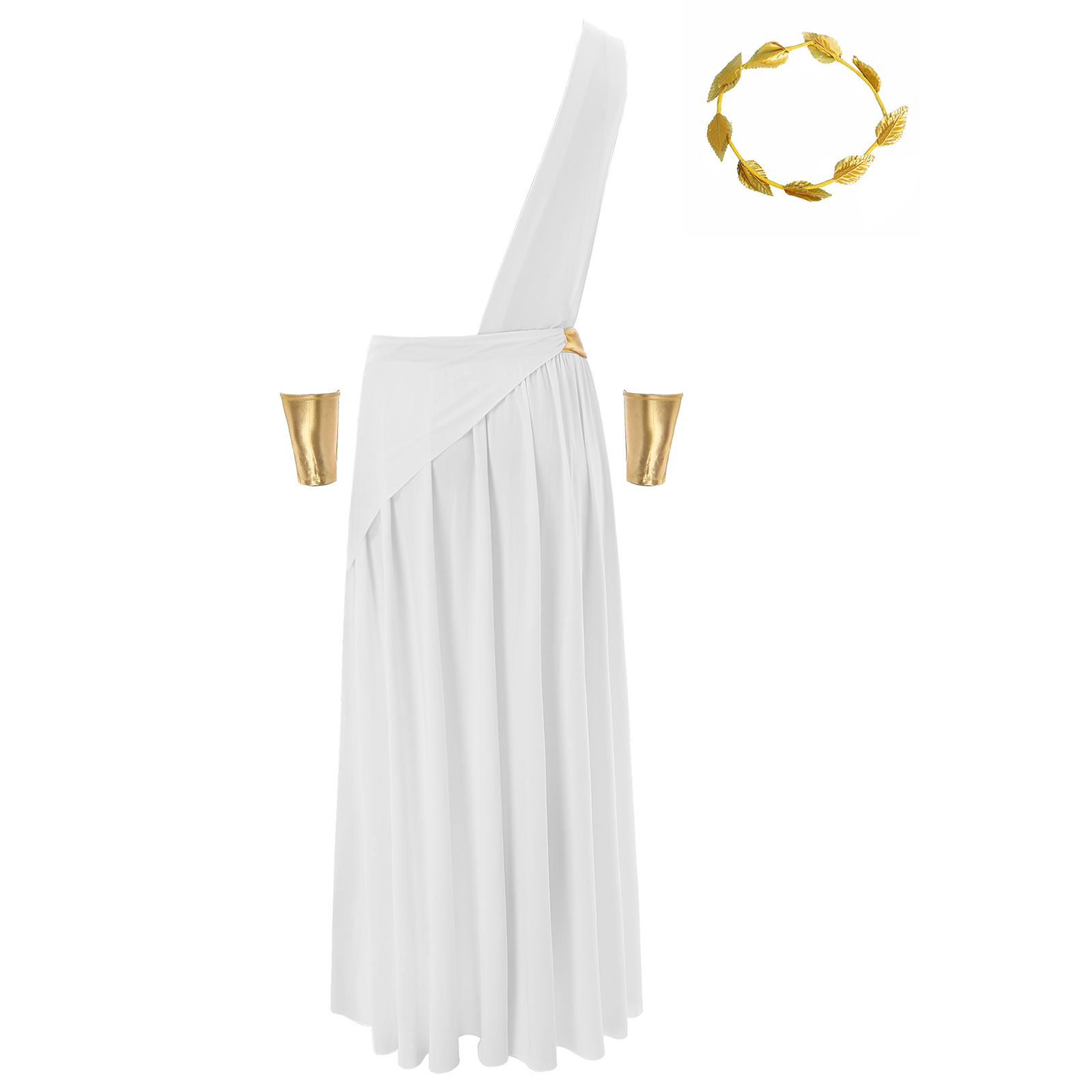 남성용 고대 그리스 의상 로마 황제 코스프레 의상 한쪽 - Off Shoulder Top 리뷰 및 가격