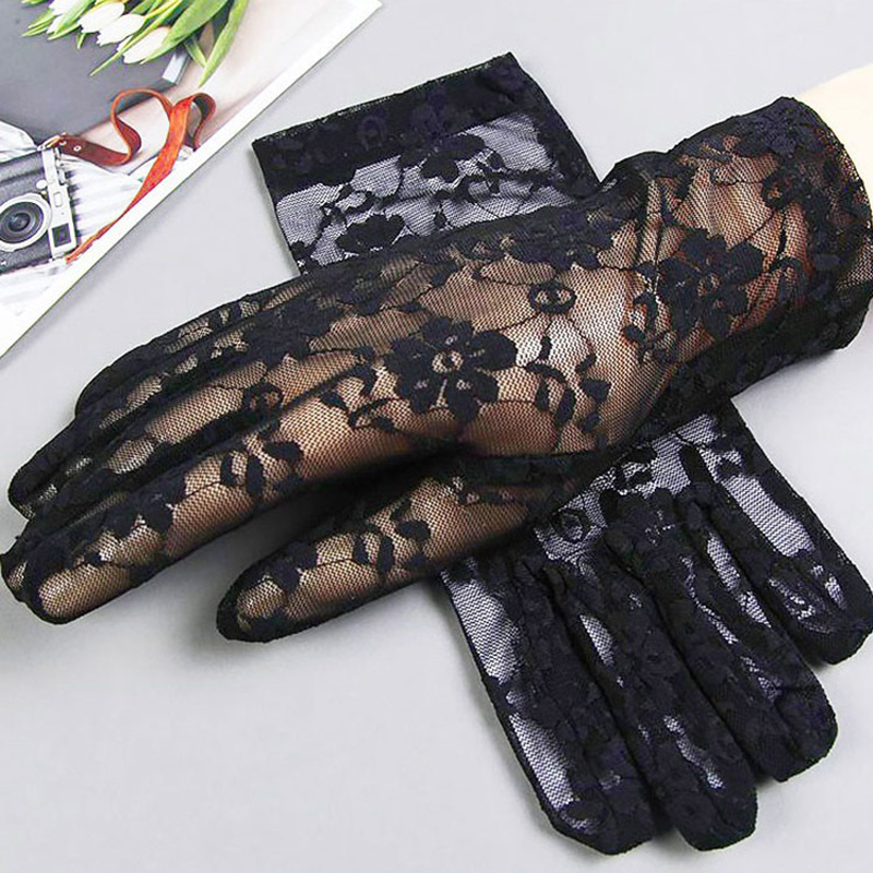 여성 장갑 여름 짧은 레이스 통기성 얇은 스타일 부드러 - Women'S Fashion Gloves 리뷰 및 가격