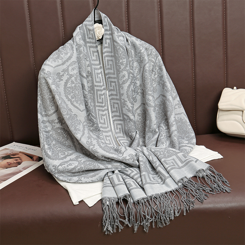 2024 럭셔리 두꺼운 캐시미어 스카프 여성 인쇄 새로 - Women'S Fashion Poncho 리뷰 및 가격