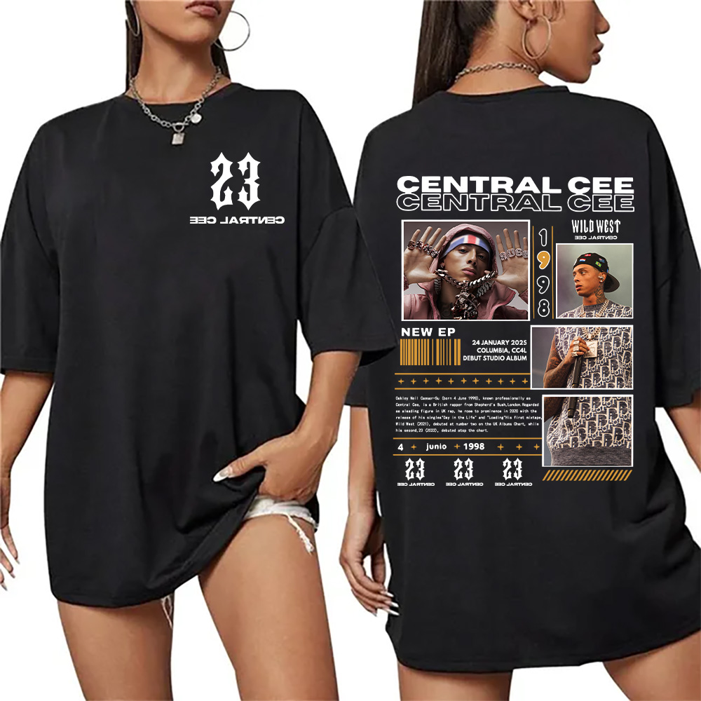 Rapper Central Cee Wild West T - Women'S Fashion Wild West 리뷰 및 가격