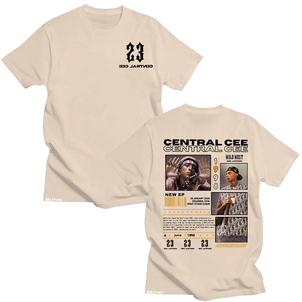 Rapper Central Cee Wild West T - Women'S Fashion Wild West 리뷰 및 가격