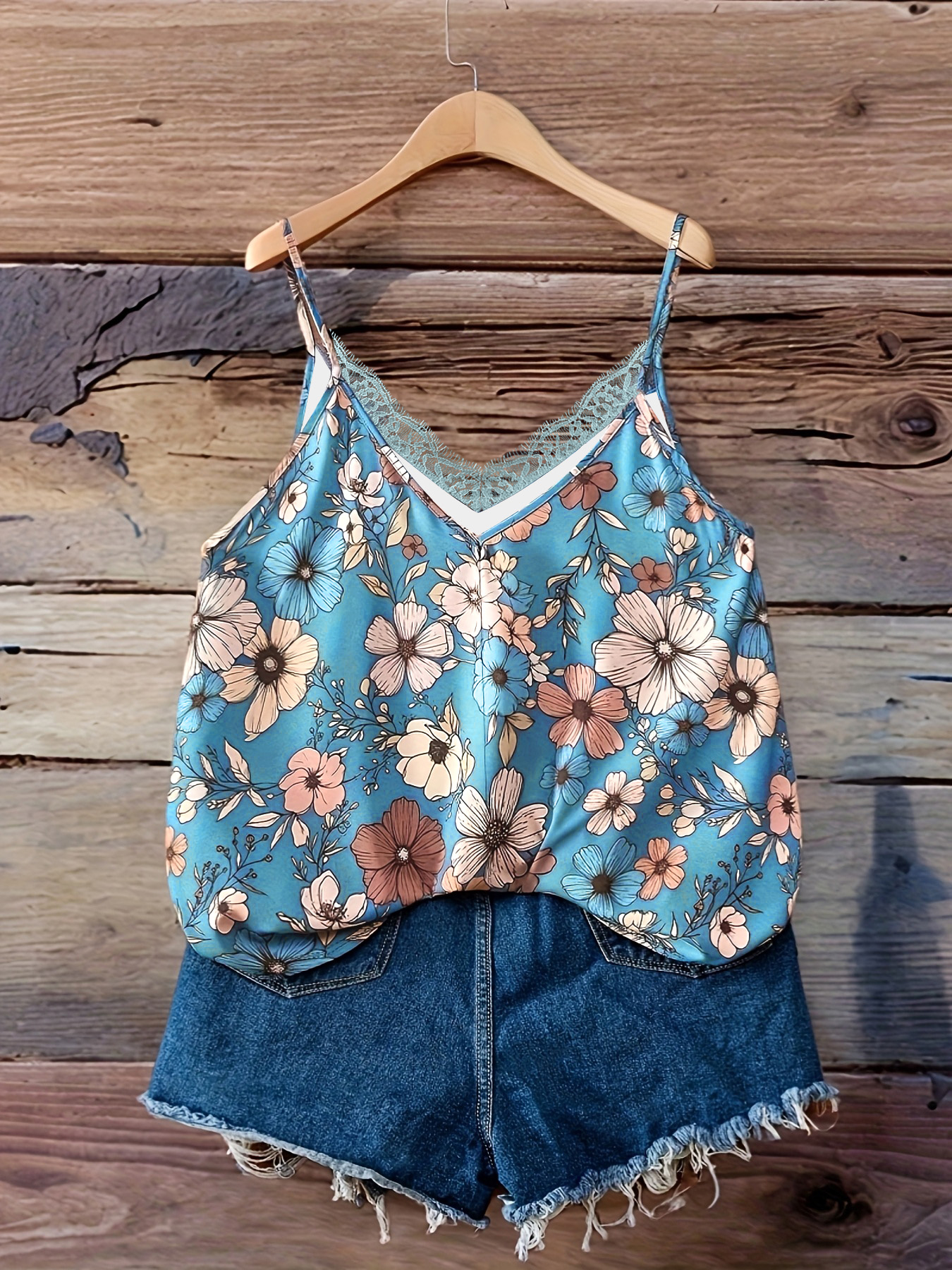 여름 패션 신상 플러스 사이즈 여성 섹시 레이스 V넥  - V Neck Cami Top 리뷰 및 가격