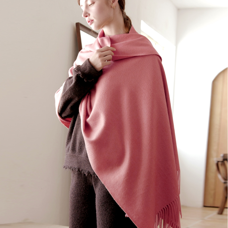 양모 겨울 스카프 여성 패션 목도리 성인 솔리드 스카프 - Women'S Fashion Poncho 리뷰 및 가격