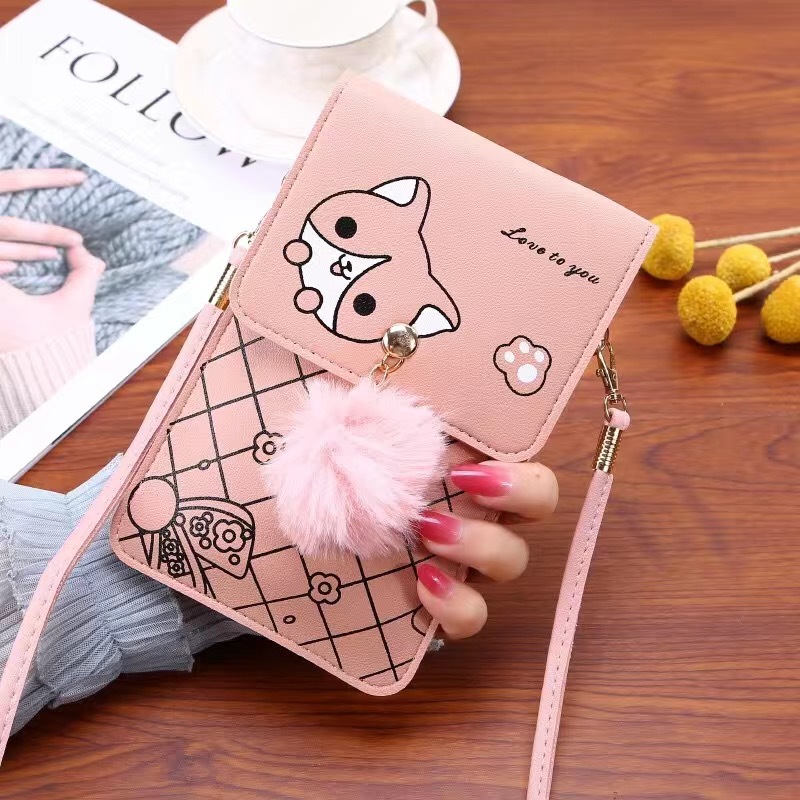 여성을 위한 귀여운 만화 패턴 터치스크린 전화 가방 - - Crossbody Bag Women 리뷰 및 가격