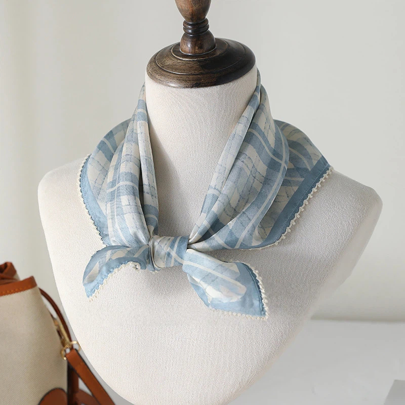 100% 실크 스카프 여성 봄 여름 액세서리 일본 패션 - Women Fashion Japan 리뷰 및 가격