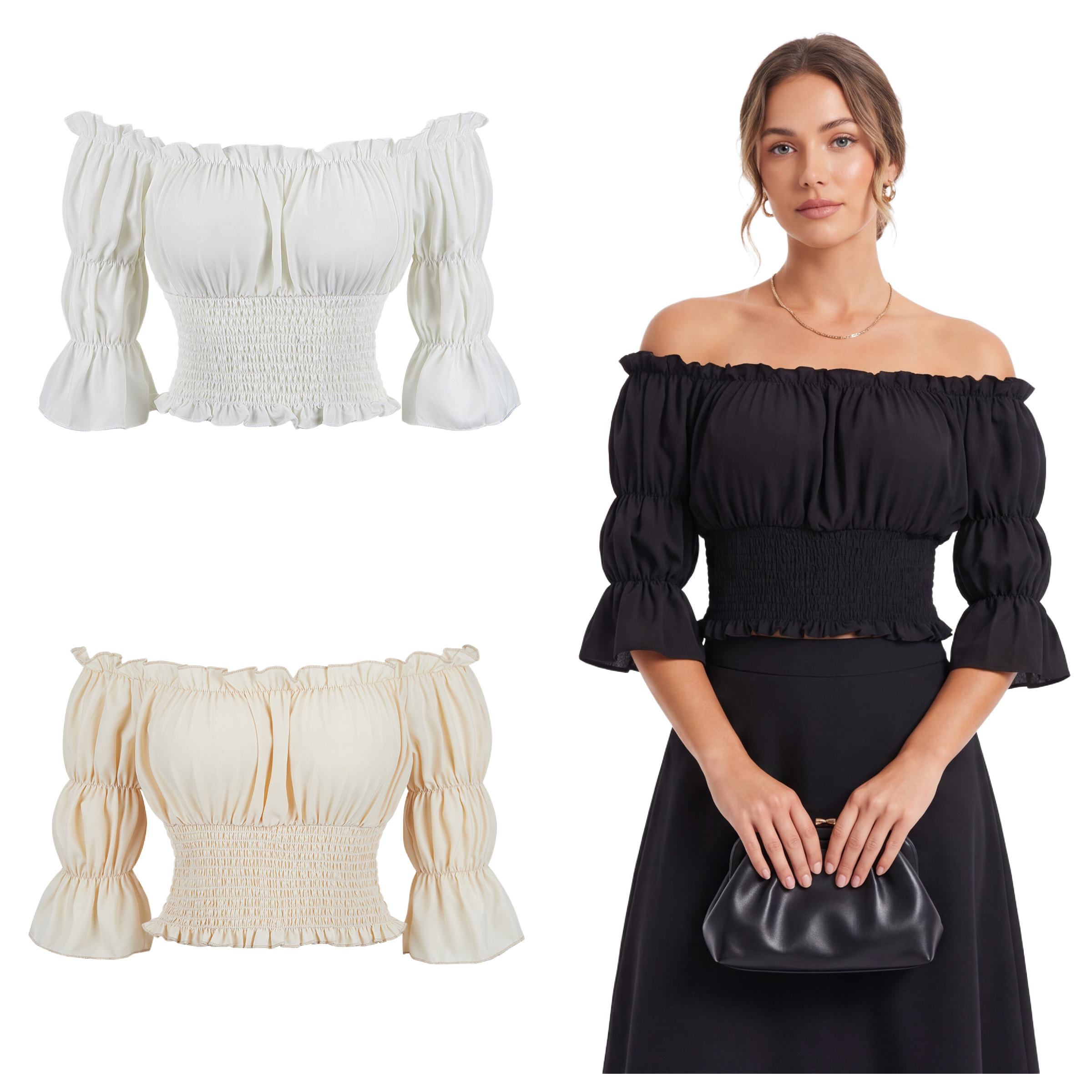 르네상스 블라우스 여성용 탑 반팔 오프숄더 탑 해적 코 - Off Shoulder Top 리뷰 및 가격