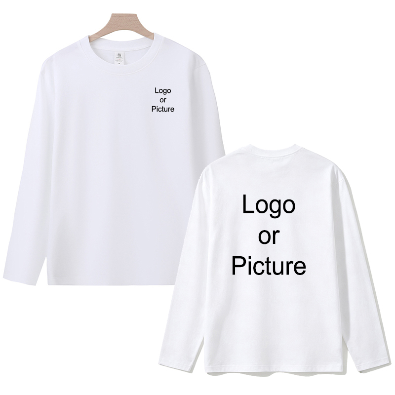 맞춤형 코튼 긴팔 티셔츠 남성 패션 개성 프린트 라운드 - Women Fashion Blouse 리뷰 및 가격