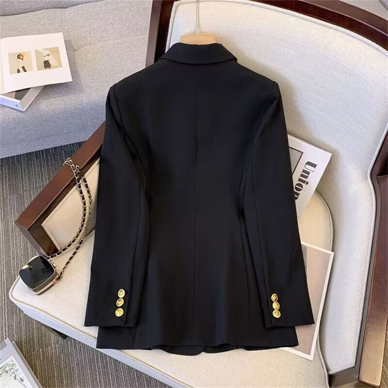 한국 프로페셔널 오피스 레이디 블레이저 패션 더블 브레 - Velvet Blazer Women 리뷰 및 가격
