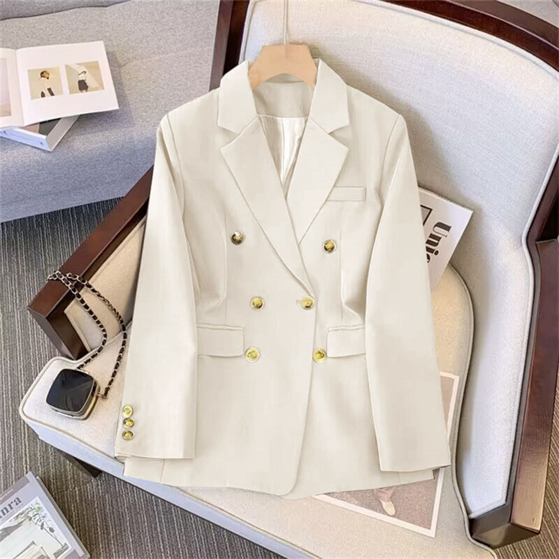 한국 프로페셔널 오피스 레이디 블레이저 패션 더블 브레 - Velvet Blazer Women 리뷰 및 가격