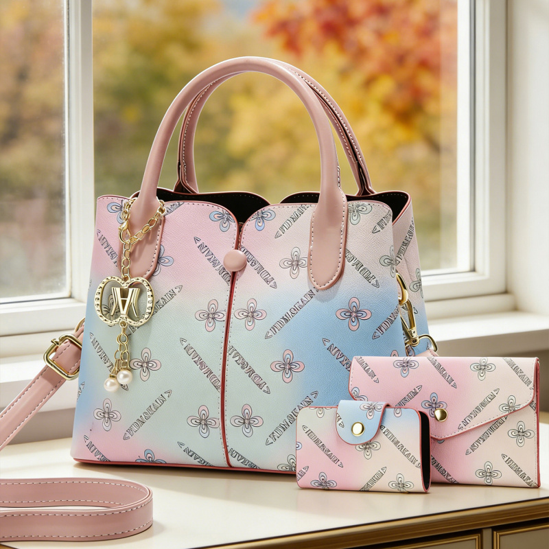 그라디언트 여성용 3종 세트 가방, 여성용 숄더백 및  - Crossbody Bag Women 리뷰 및 가격